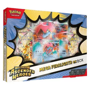 Pokémon TCG: Mega Evolution – Ascended Heroes – Mega Feraligatr ex Box